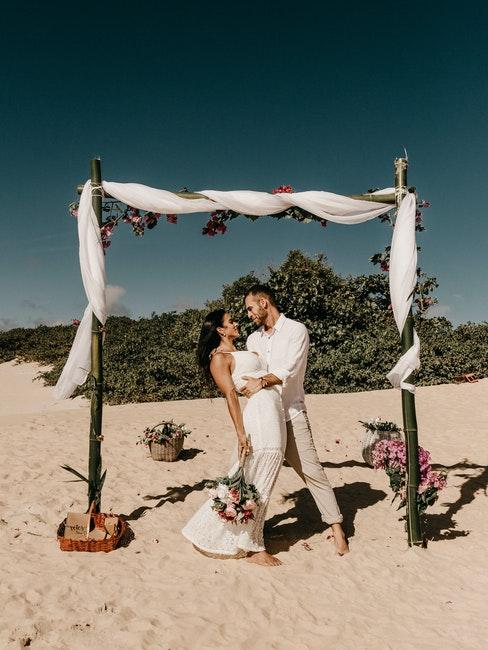mariage à la plage