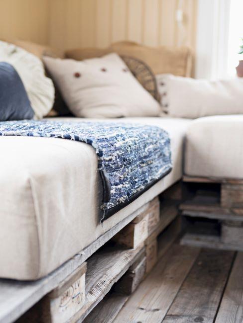 banquette diy en caisses en bois