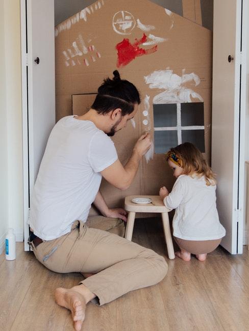 papa avec sa fille