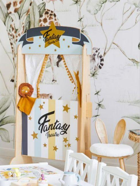 Théâtre enfants petite table chaises