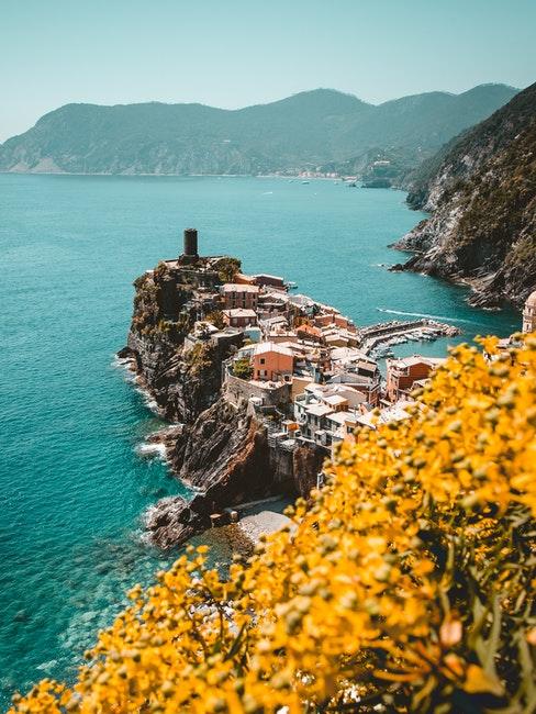 belle vue sur l'un des village du Cinque Terre