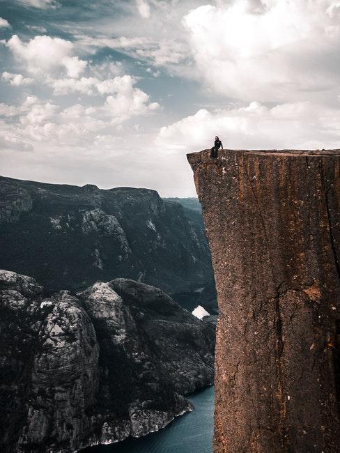 road trip norvege - falaise de Preikestolen