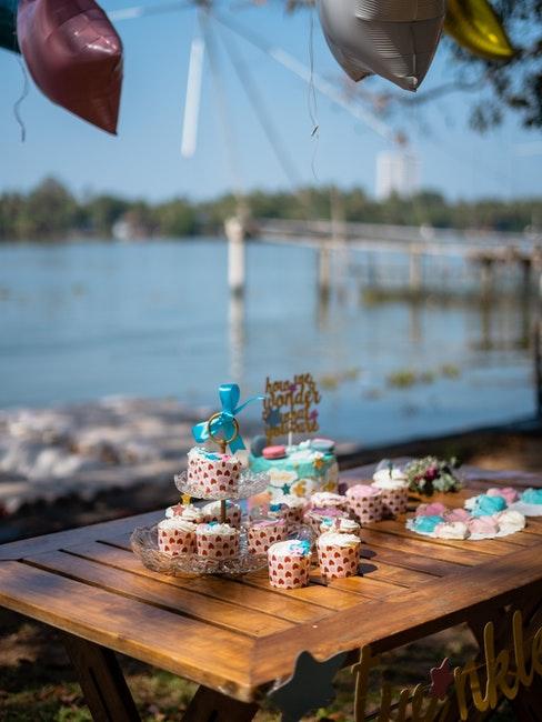 buffet pour la baby shower