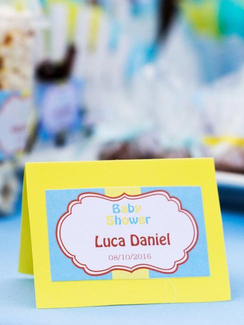 organiser une baby shower pour un garçon