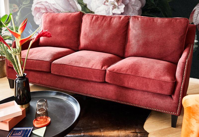 canapé rouge