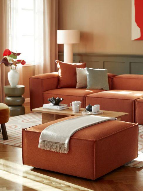 pouf lennon terracotta murs beige