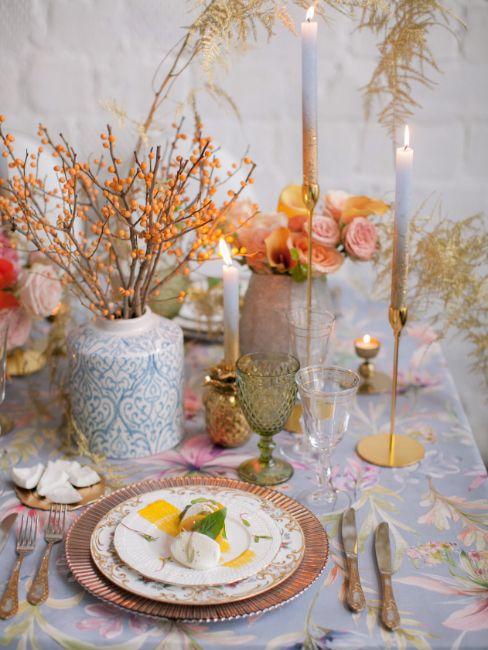 déco tendance, déco de table, style luxueux