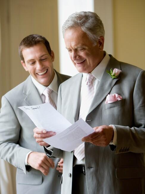 homme discours de mariage