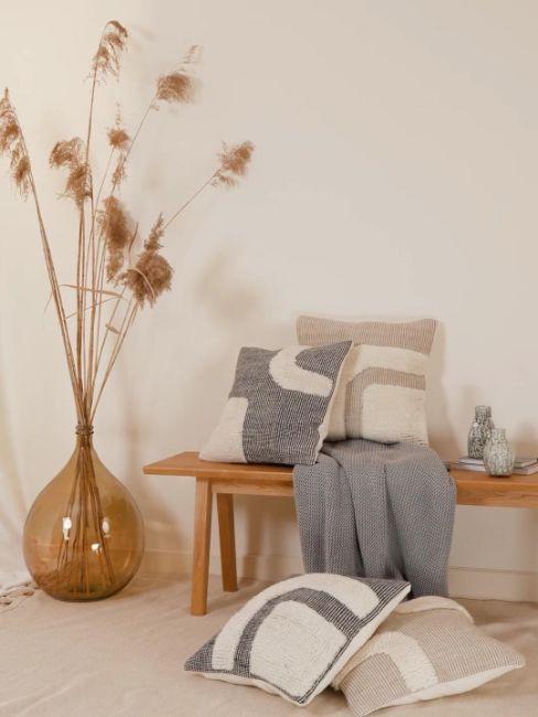 cadeau design, coussins épurés, style cocooning