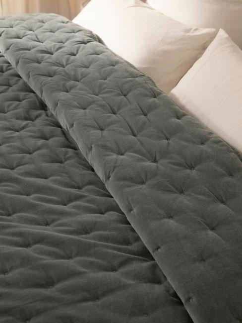 cadeau de noel, couvre-lit matelassé, velours
