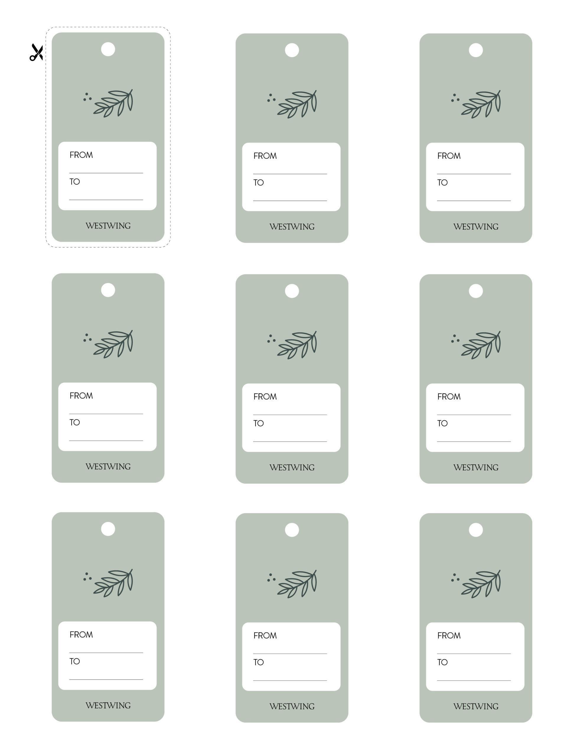 diy deco noel, étiquette