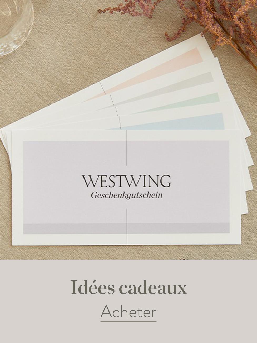 idées cadeaux westwing, bon d'achat, cheque cadeau, westwing