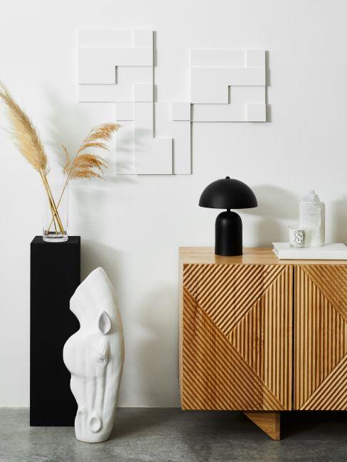 cadeau pour soeur, lampe champignon noire