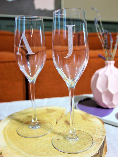 verre à champagne personnalisables