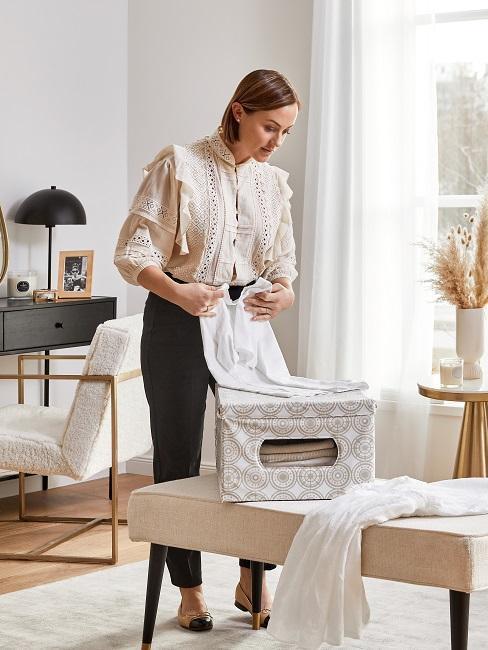 garde-robe capsule, rangement et tri des vêtements