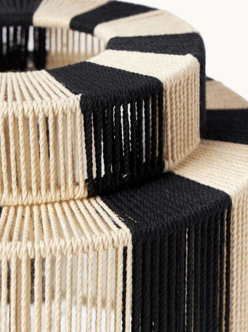 Lampe lace noir et blanc, westwing collection