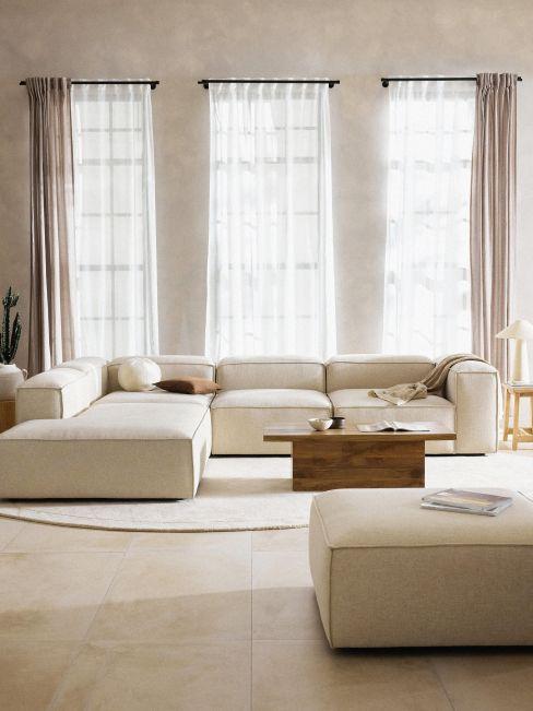 canapé Lennon d'angle beige