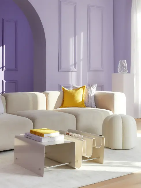 les plus belles tables basses, table en métal ondulée