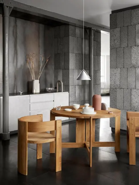 belles chaises de salle à manger en bois, style design