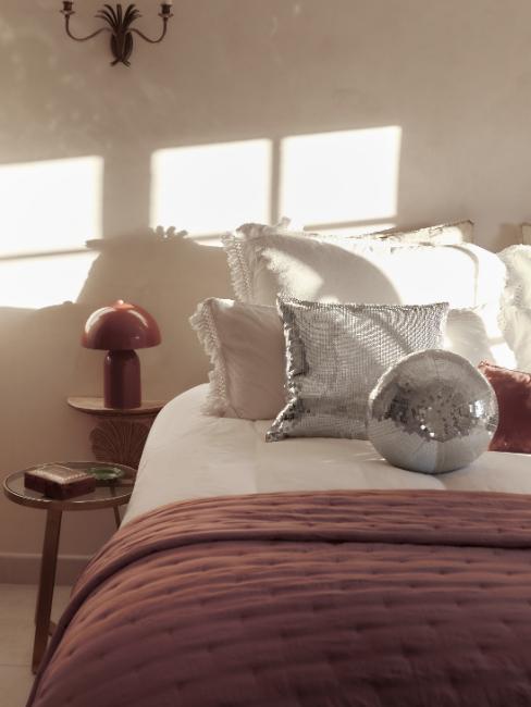 lampe champignon bordeaux