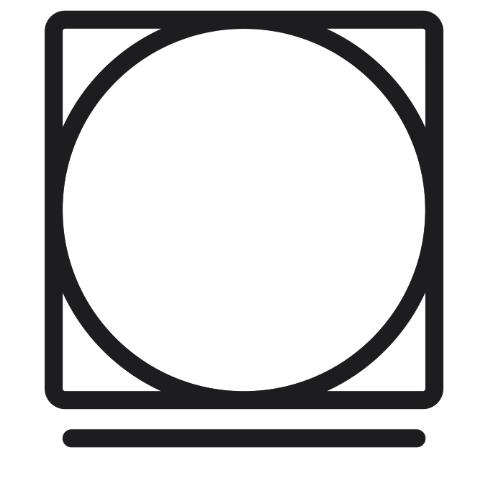 symbole séchage tambour modéré
