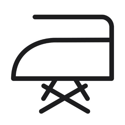 symbole repasser sans vapeur