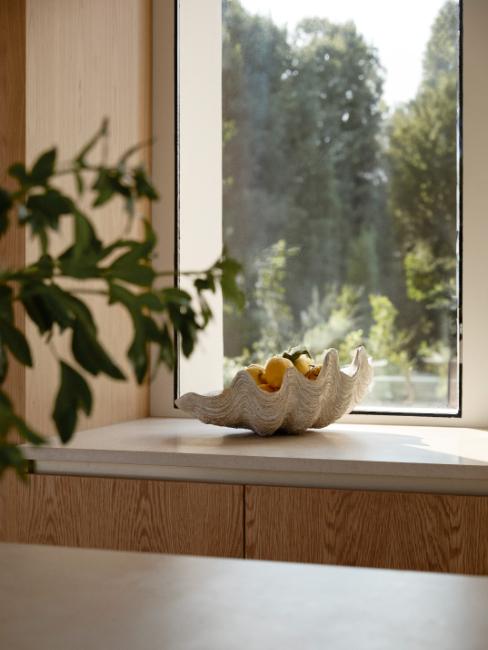 coupe décorative en forme de coquillage