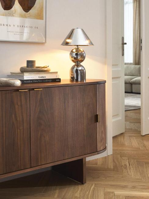 lampe chromée tendance