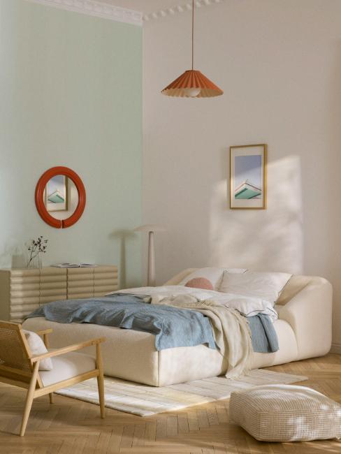 chambre avec déco bord de mer contemporain