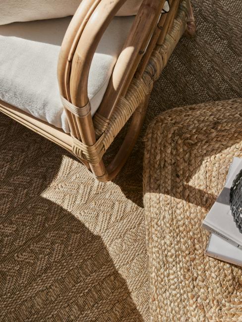 tapis en juste pour aménagement d'un balcon