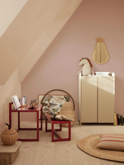 bureau enfant design rouge