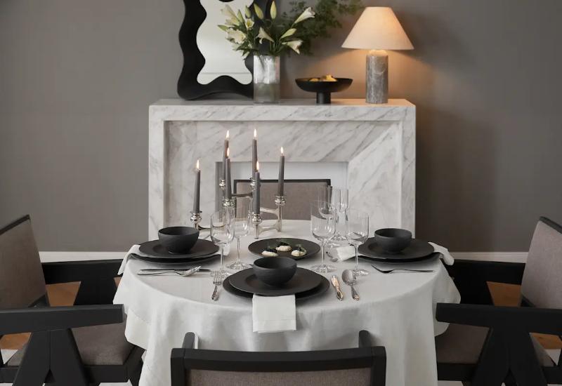 salle à manger gris anthracite