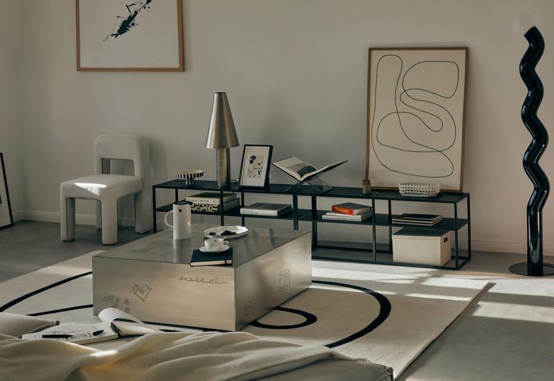 soggiorno in stile industriale