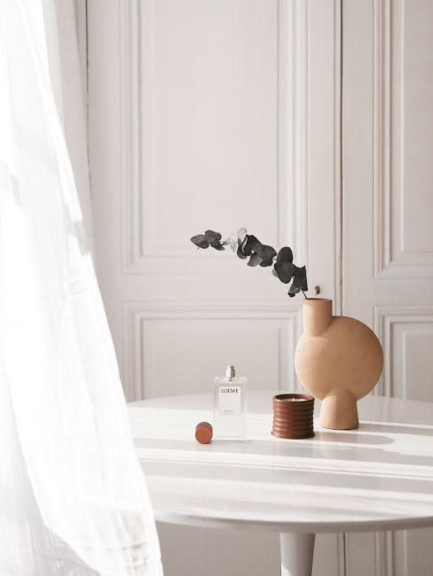 tavolo da pranzo bianco rotondo