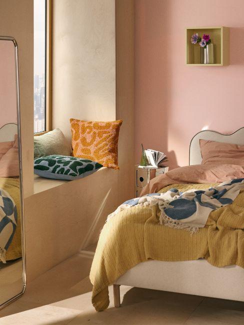 pareti camera da letto colorate