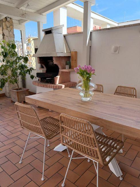 barbecue sul terrazzo