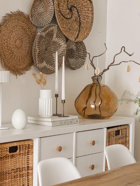 credenza e accessori boho
