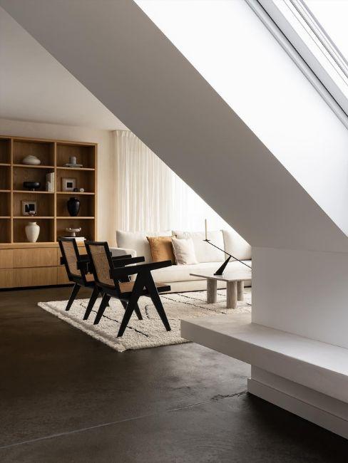 stile nordico appartamento mansardato