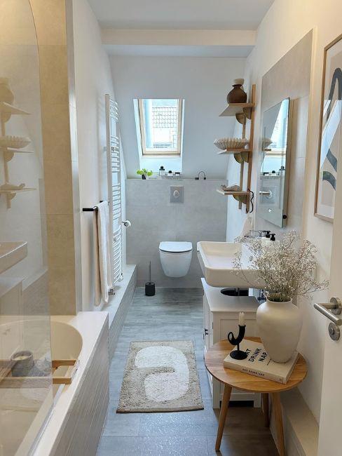 bagno in stile scandinavo