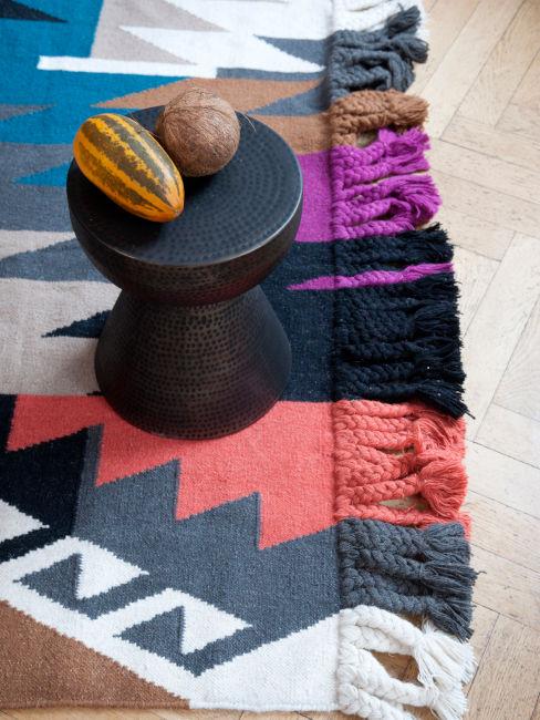 tappeto soggiorno etnico