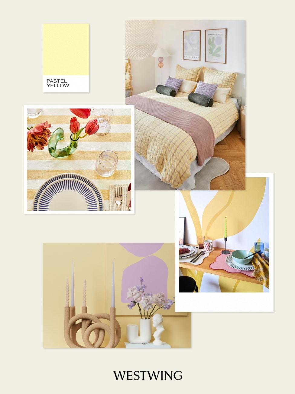 giallo pastello palette