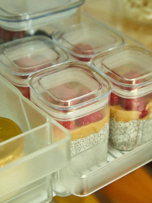 meal prep in frigorifero