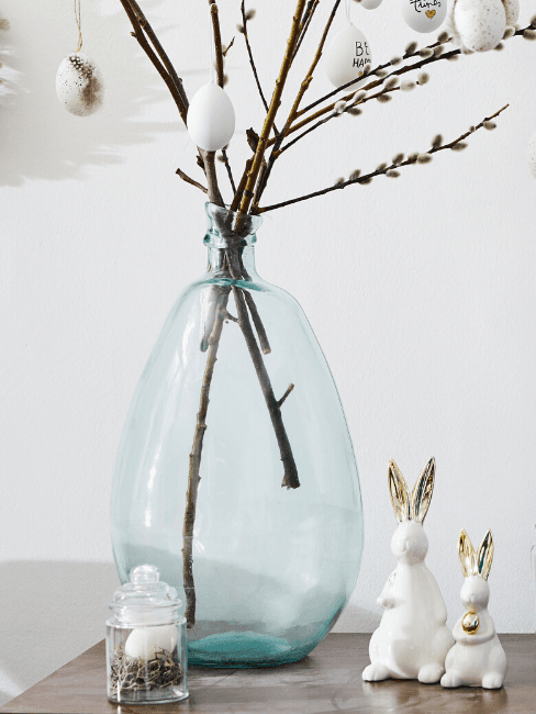 Vaso colorato azzurro