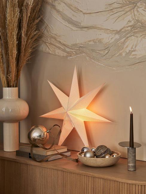 Stella decorativa luminosa