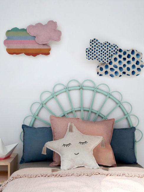 Cuscino a forma di stella sorridente