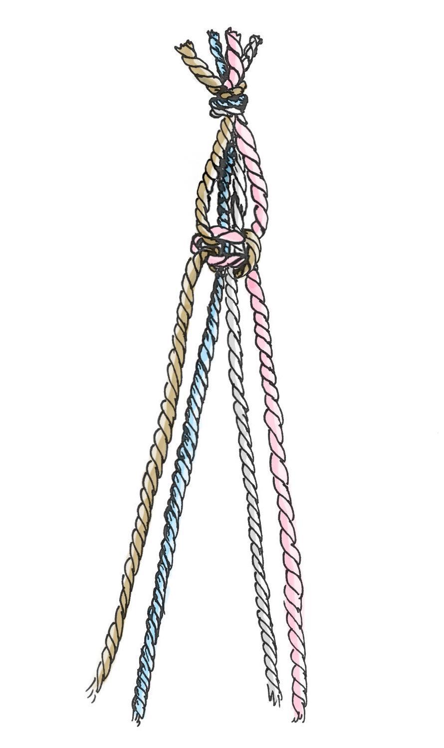 Step 3 nodo macramè