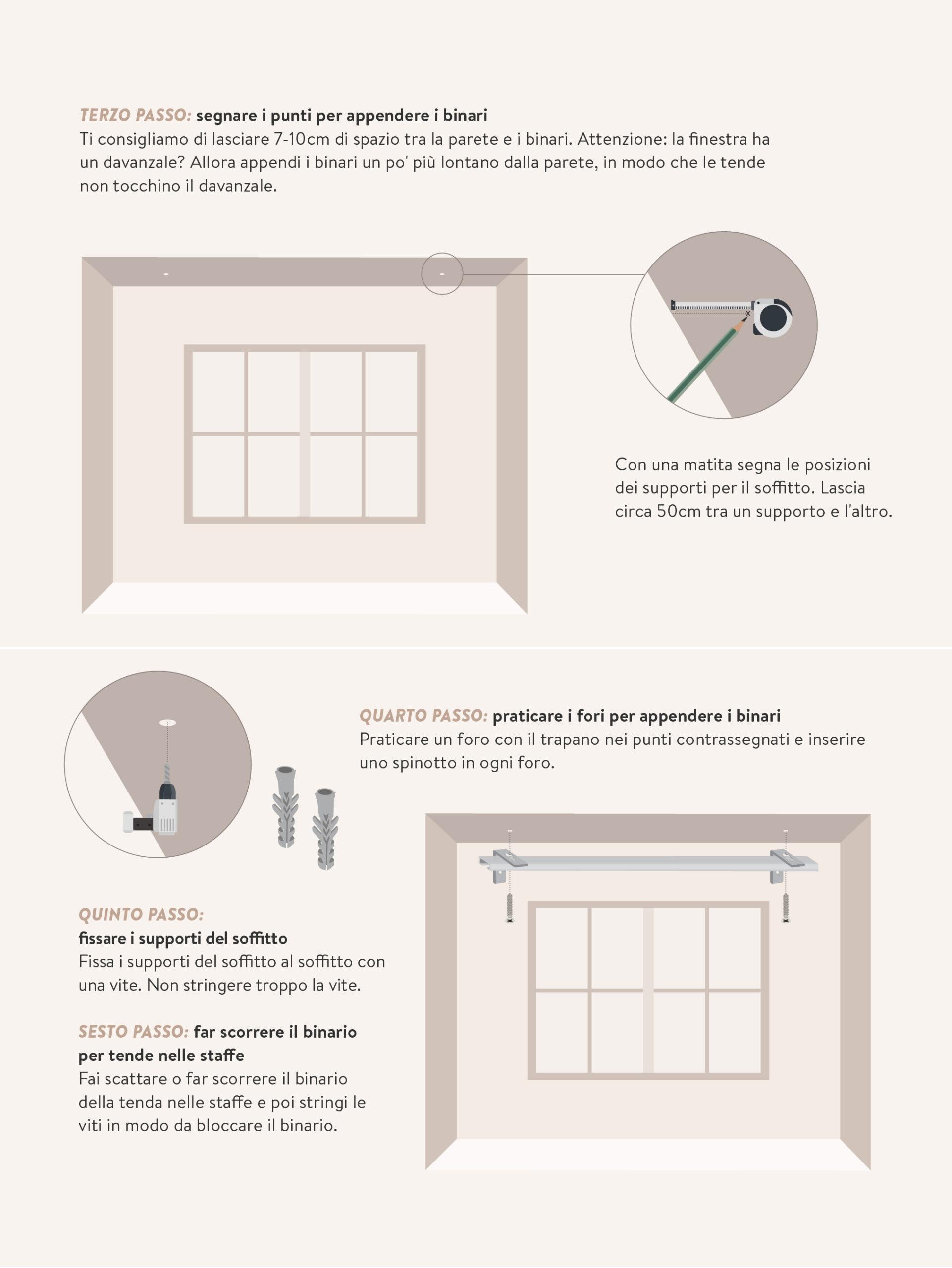 Come appendere le tende