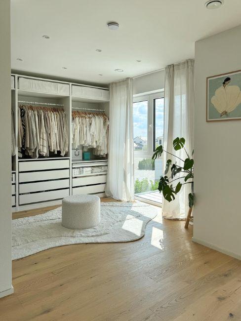 cabina armadio con finestra