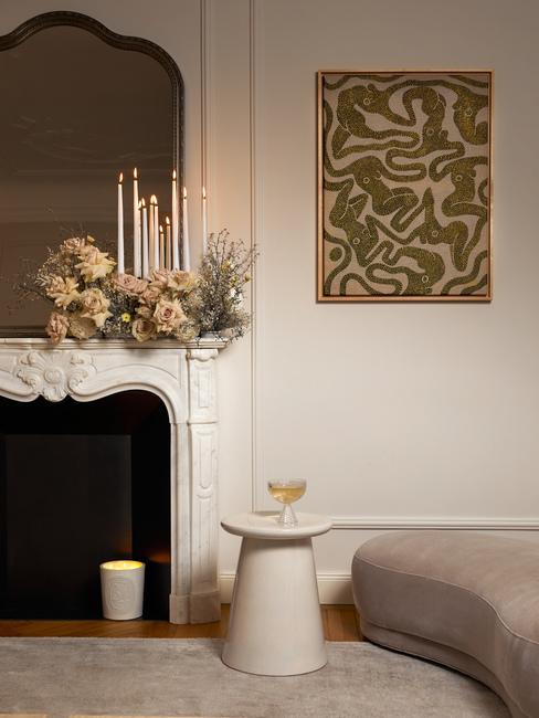 come decorare la cappa del camino