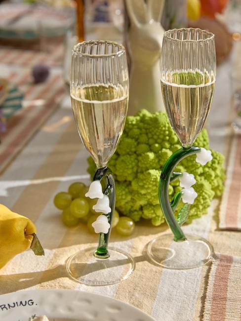 bicchieri ichendorf con fiori